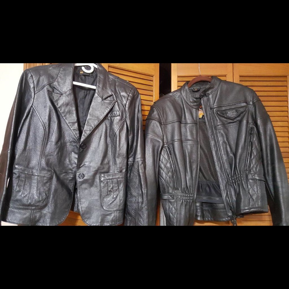 2 Harley Davidson Leather jackets